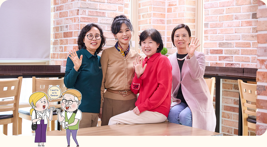 영사단 회원들
