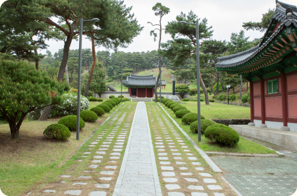 궁촌별묘 내부 모습