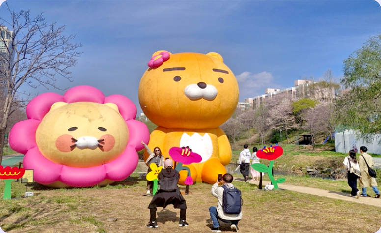 양재천 벚꽃 축제 ‘라춘 봄 배달’왔어요