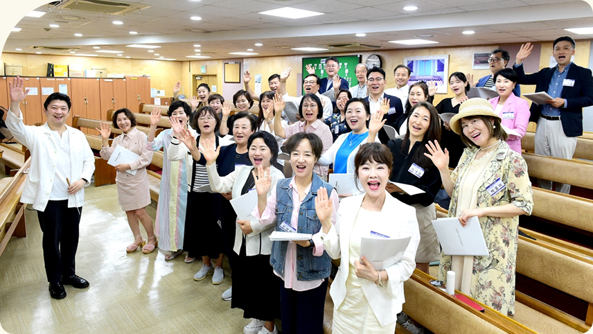 CEO 합창단 단원들