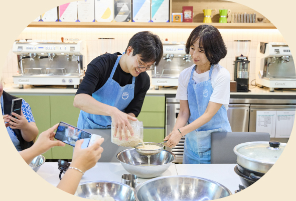 ↑한국 고유의 술을 빚다