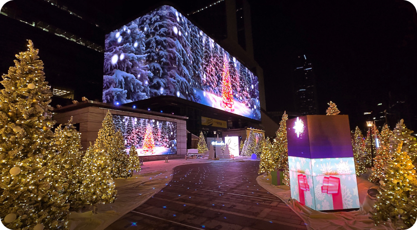 도심 속 겨울 환상의 절정, 2024년 개최된 강남 미디어 윈터 페스타 