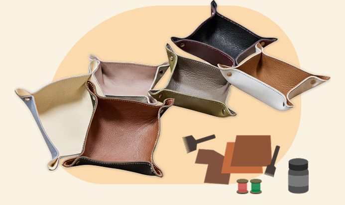 가죽 트레이 만들기