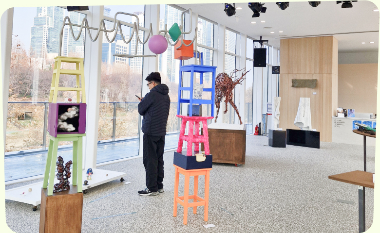 양재천 수변문화쉼터에서 놀멍쉬멍해요