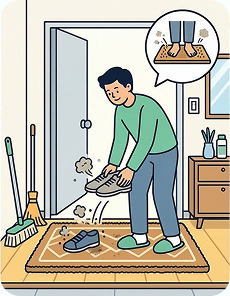 현관먼지 제거용 매트