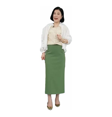 그린 & 베이지 화사한 피부 살리는 조합