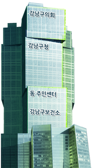 강남구의회/강남구청/동 주민센터/강남구보건소