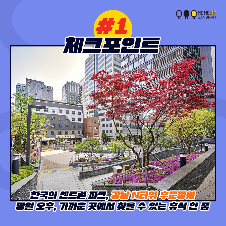 강남17길 MBTI SJ 유형을 위한 산책길