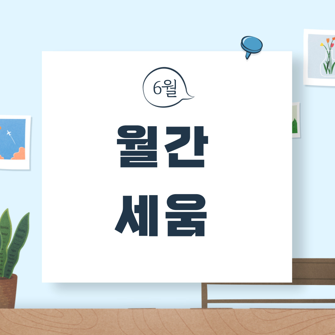 6월 월간세움
