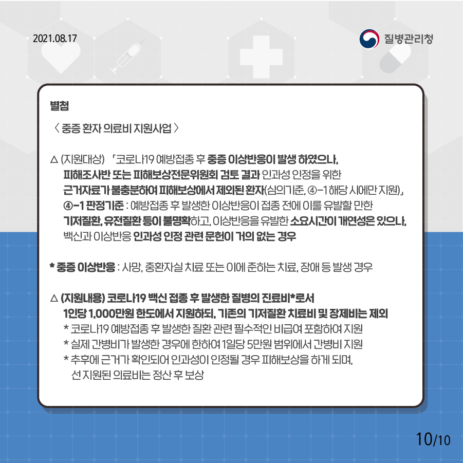 별첨 중증 환자 의료비 지원사업