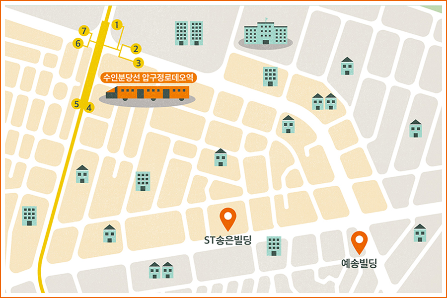 역삼동 코스 맵