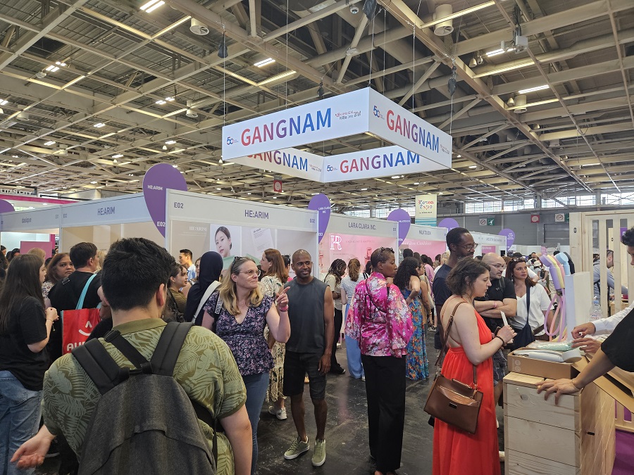 2025 파리 코리아 엑스포에 조성한 강남구 홍보 부스