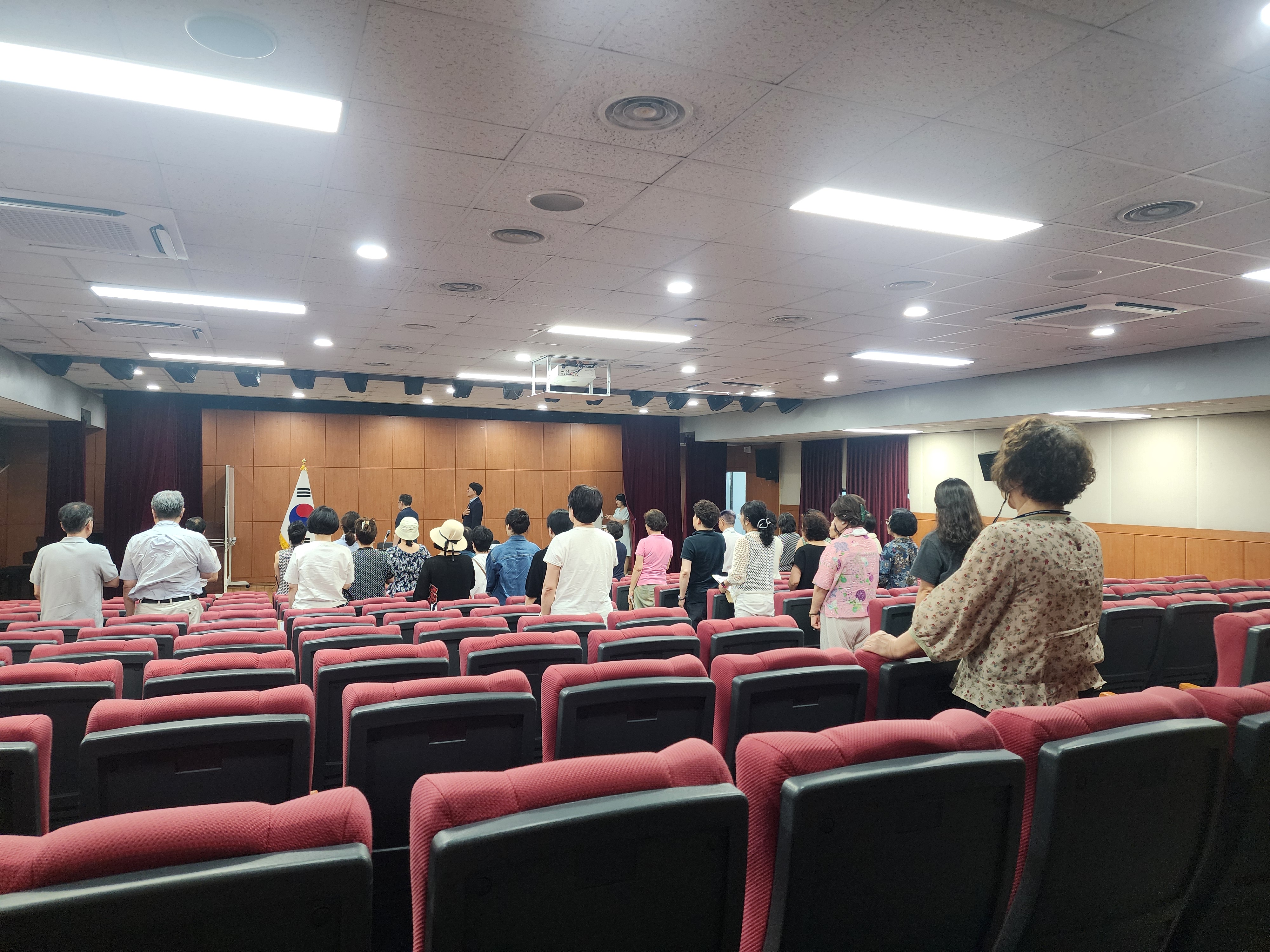 2025년 7월 통장협의회 회의 사진