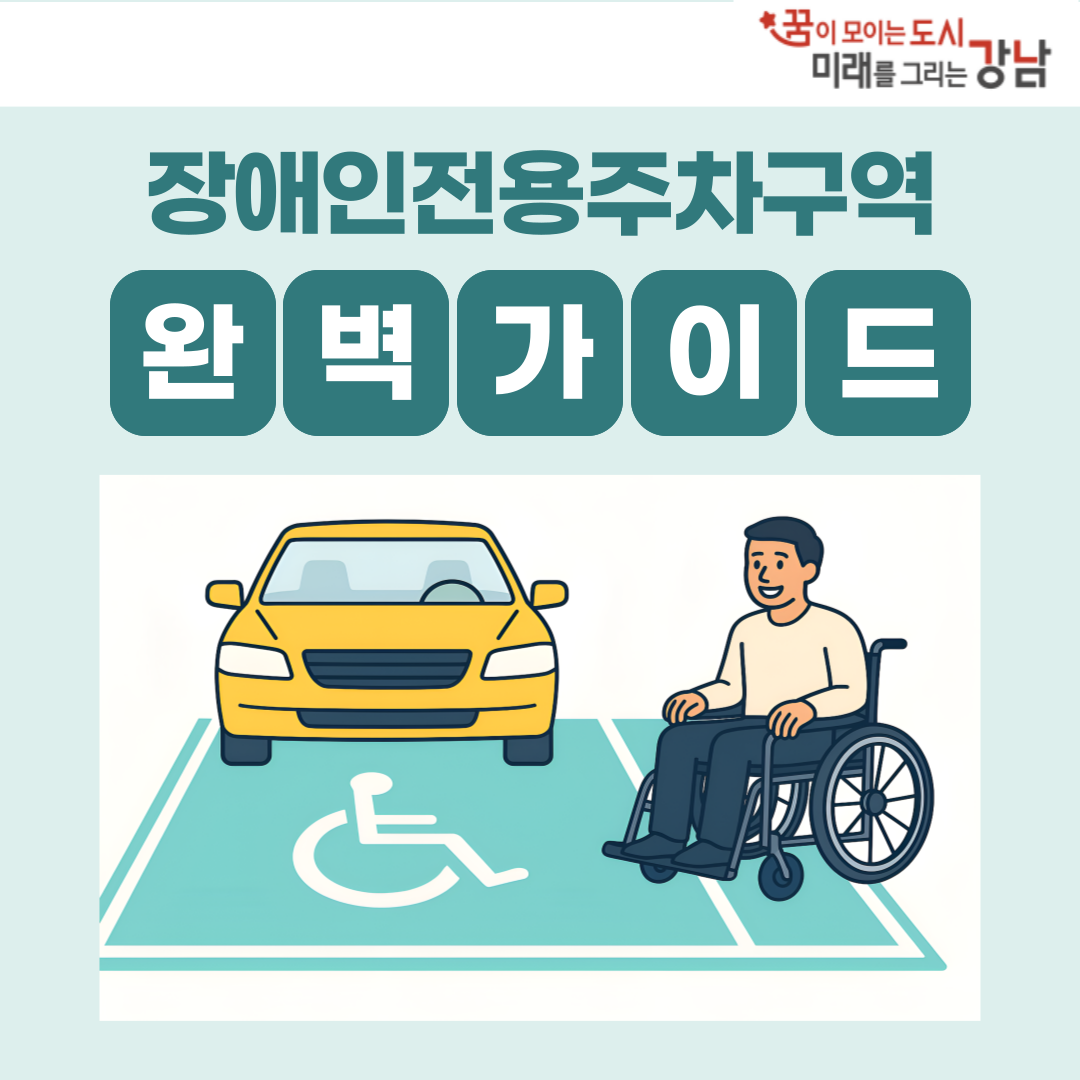 장애인 전용주차구역 완벽 가이드