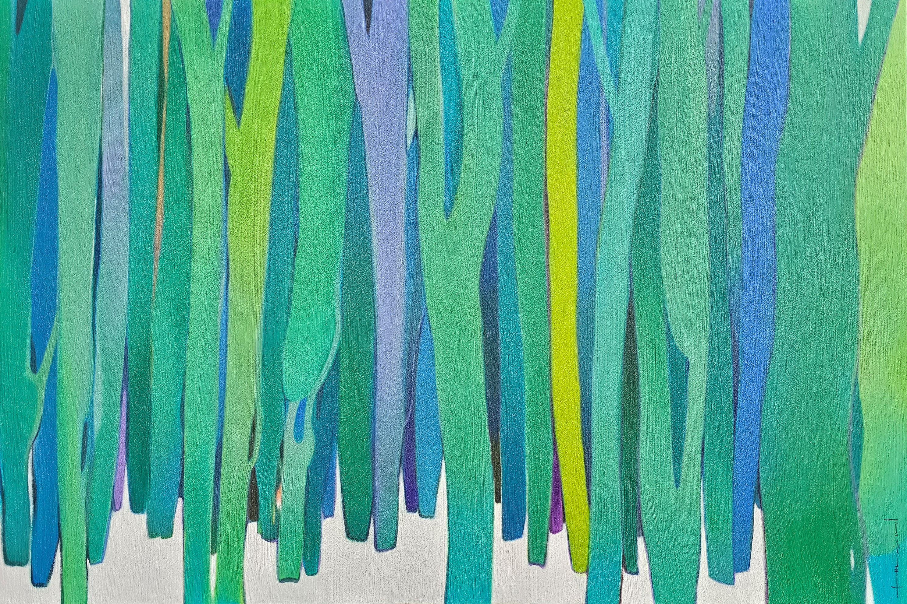 백승미_나무들의 수다80_Mixed Media on Canvas_97x145cm_2025
