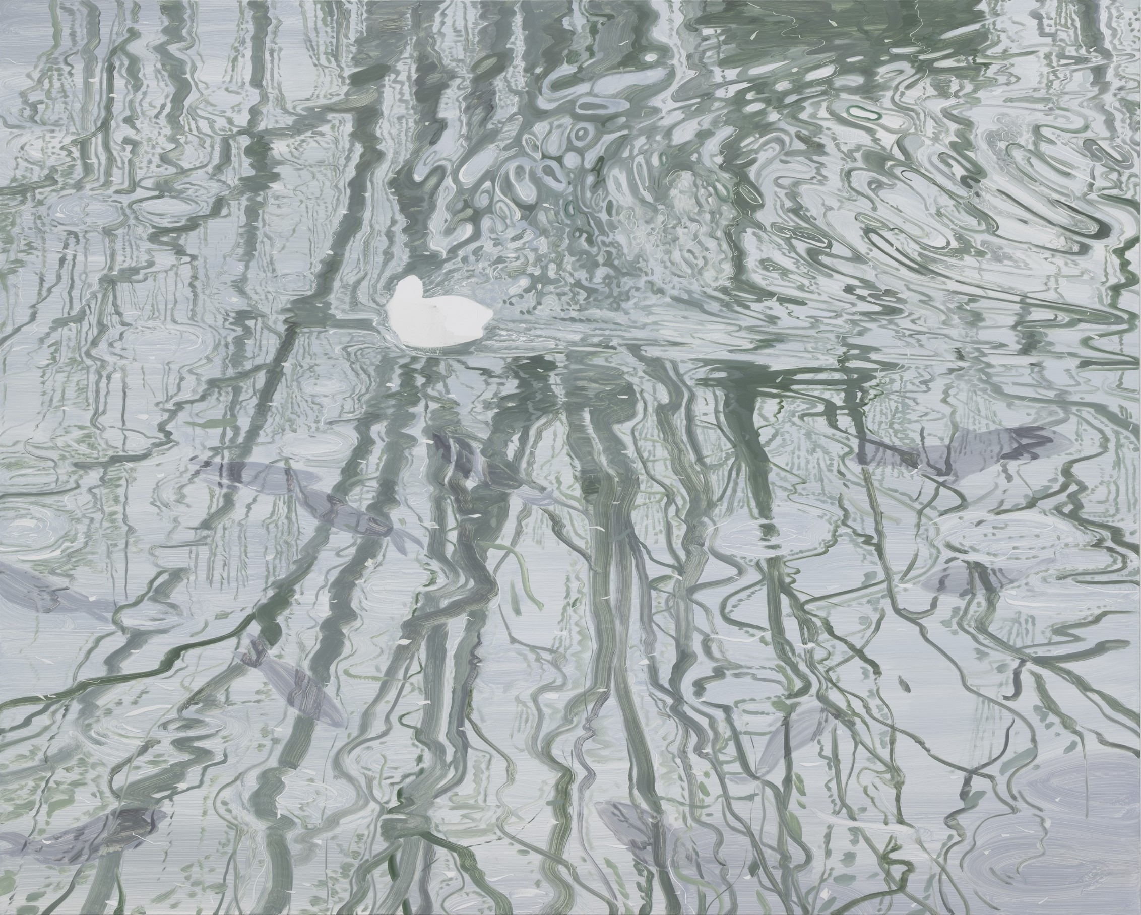 임소담_ Mirrored water 물거울, 181.8X227.3cm, Oil on canvas 2024_이미지 작가 제공.jpg
