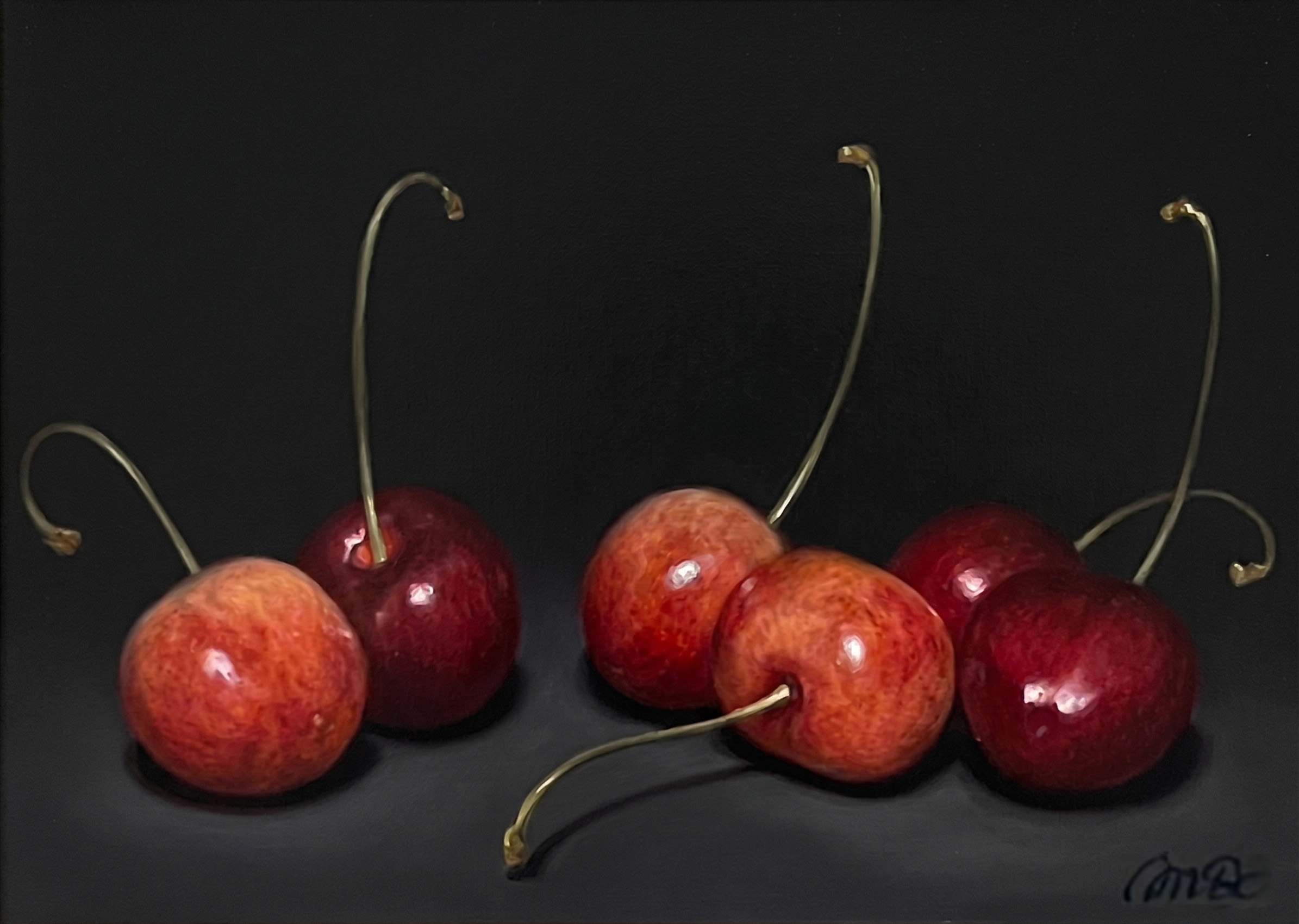 체리(Cherry), 2023, Oil on canvas, H18 × W14 cm