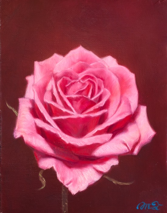 핑크 크레디블 (Pink Credible), 2026, Oil on canvas, H18 × W14 cm