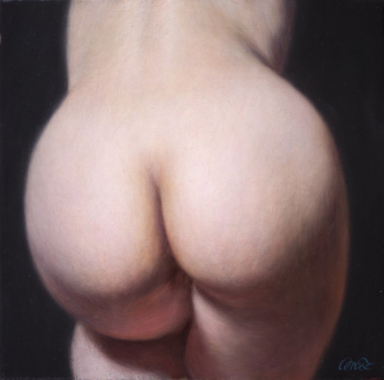 MANA, 2026, Oil on canvas, H22.5 × W22.5 cm