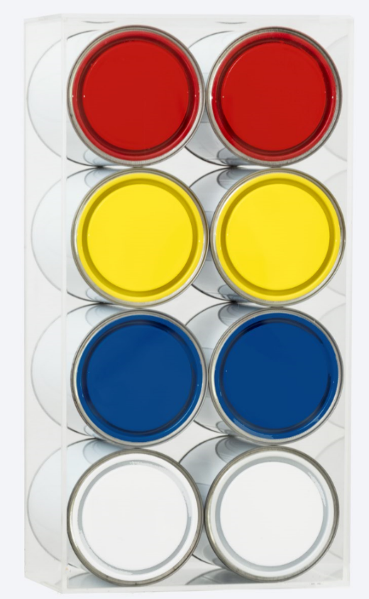 장 피에르 레이노, Peinture, 45.5 x 23.5 x 14.5cm, Plexi, metal, peinture,2007