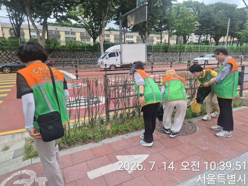 2026년 7월 개포1동 자율방재단 예찰활동