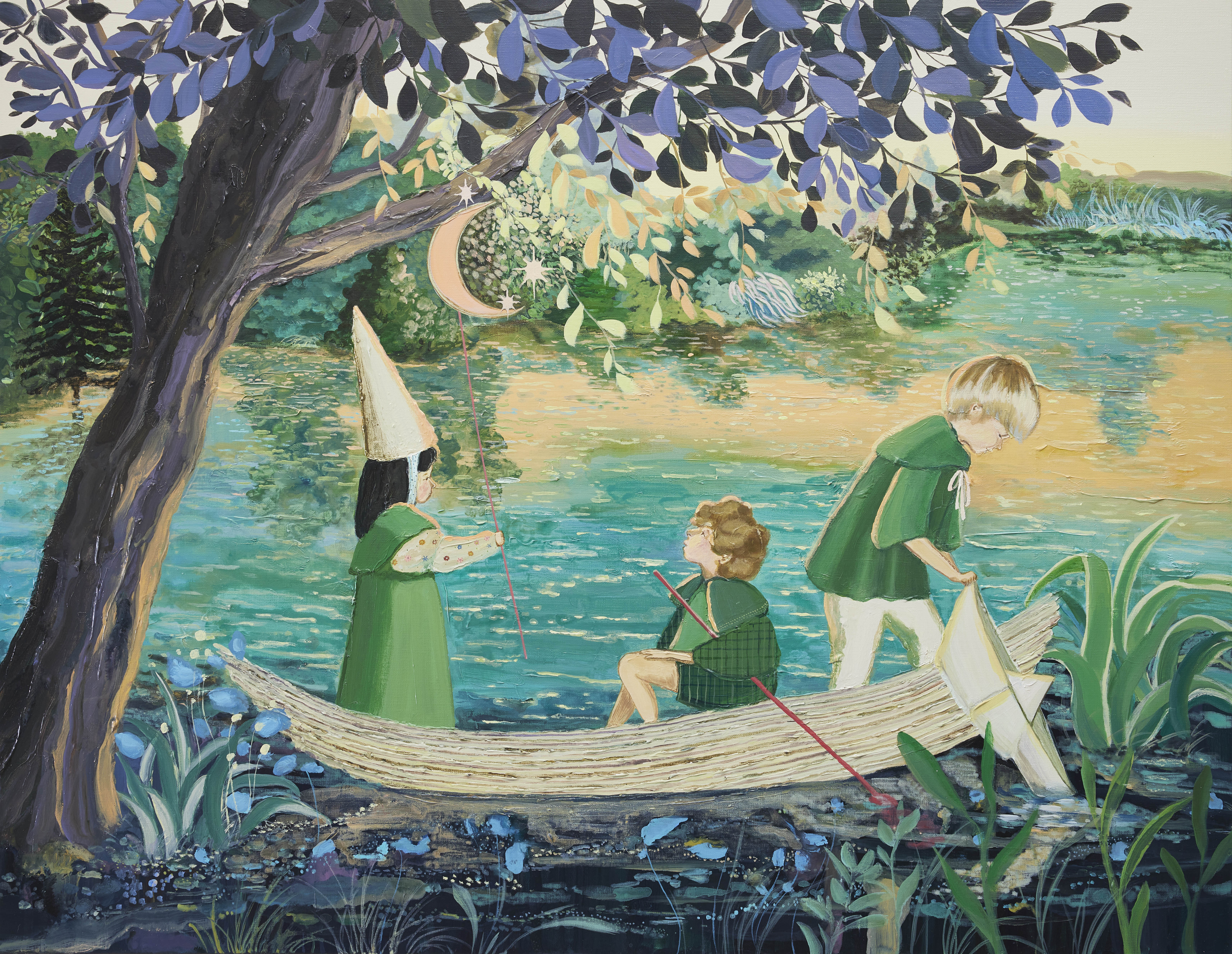 이지선_한낮의 별수집가들(The Star Collectors in Daylight), 91x117cm, acrylic on canvas, 2026