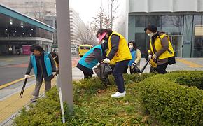 새봄맞이 마을 대청소 실시 
