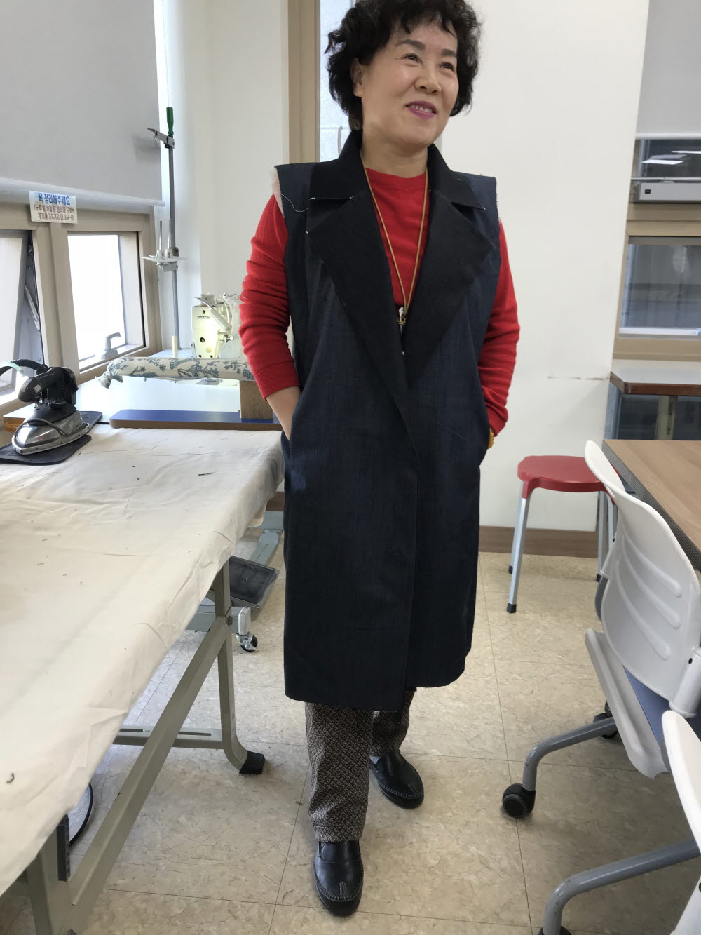 꽃샘추위 물리치는 테일러드코트 만들기