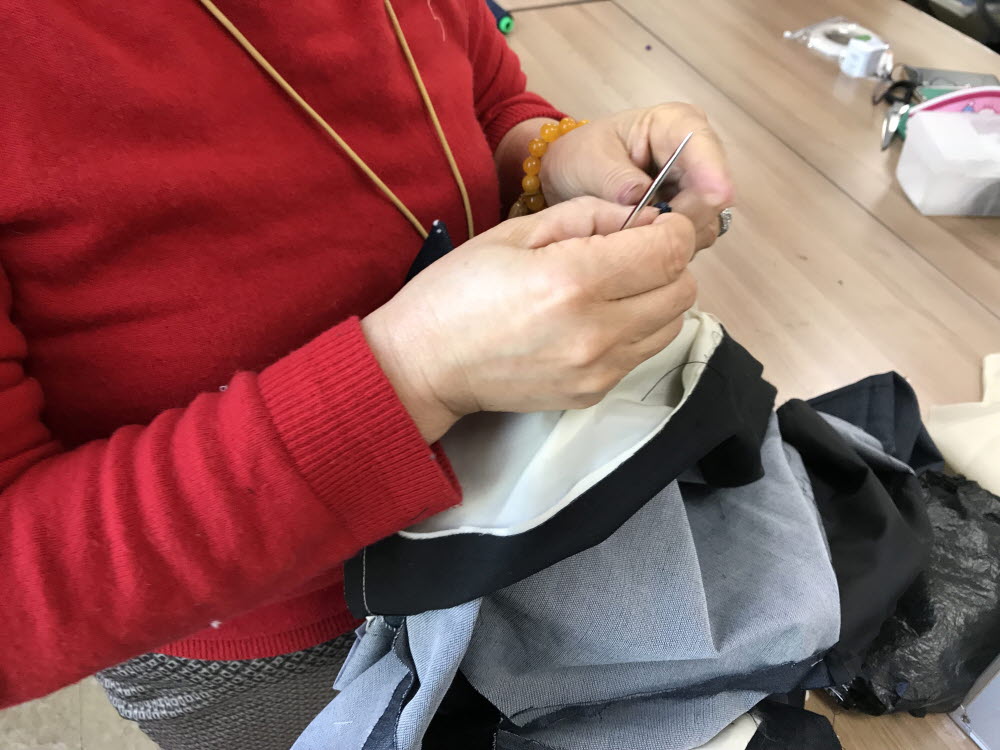 꽃샘추위 물리치는 테일러드코트 만들기