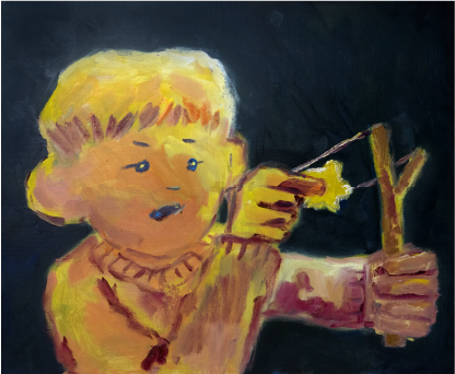 02 콰야, 별을 쏘다, 2021, Oil on canvas, 73 x 60.5cm.png