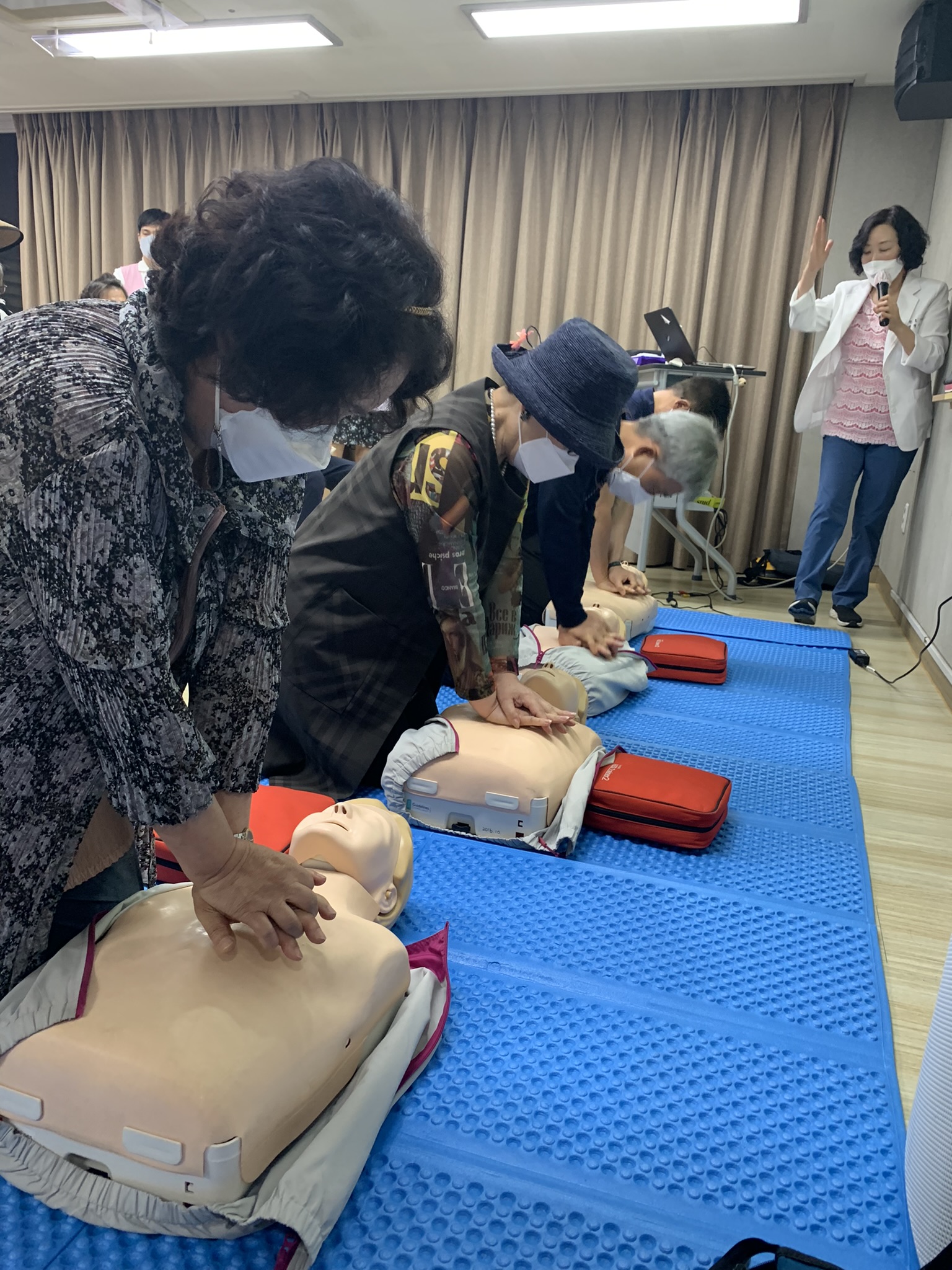 [복지] 소방안전교육 심폐소생술훈련 및 재난대피훈련