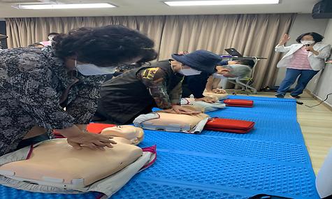 [복지] 소방안전교육 심폐소생술훈련 및 재난대피훈련