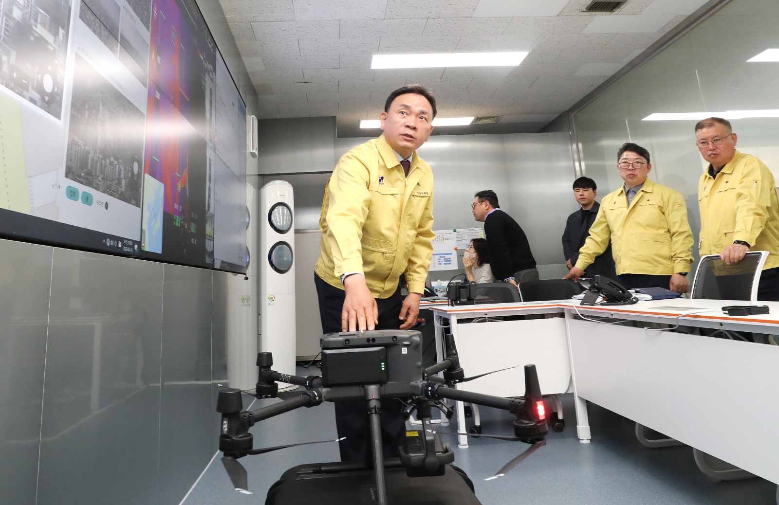 재난안전상황실 방문