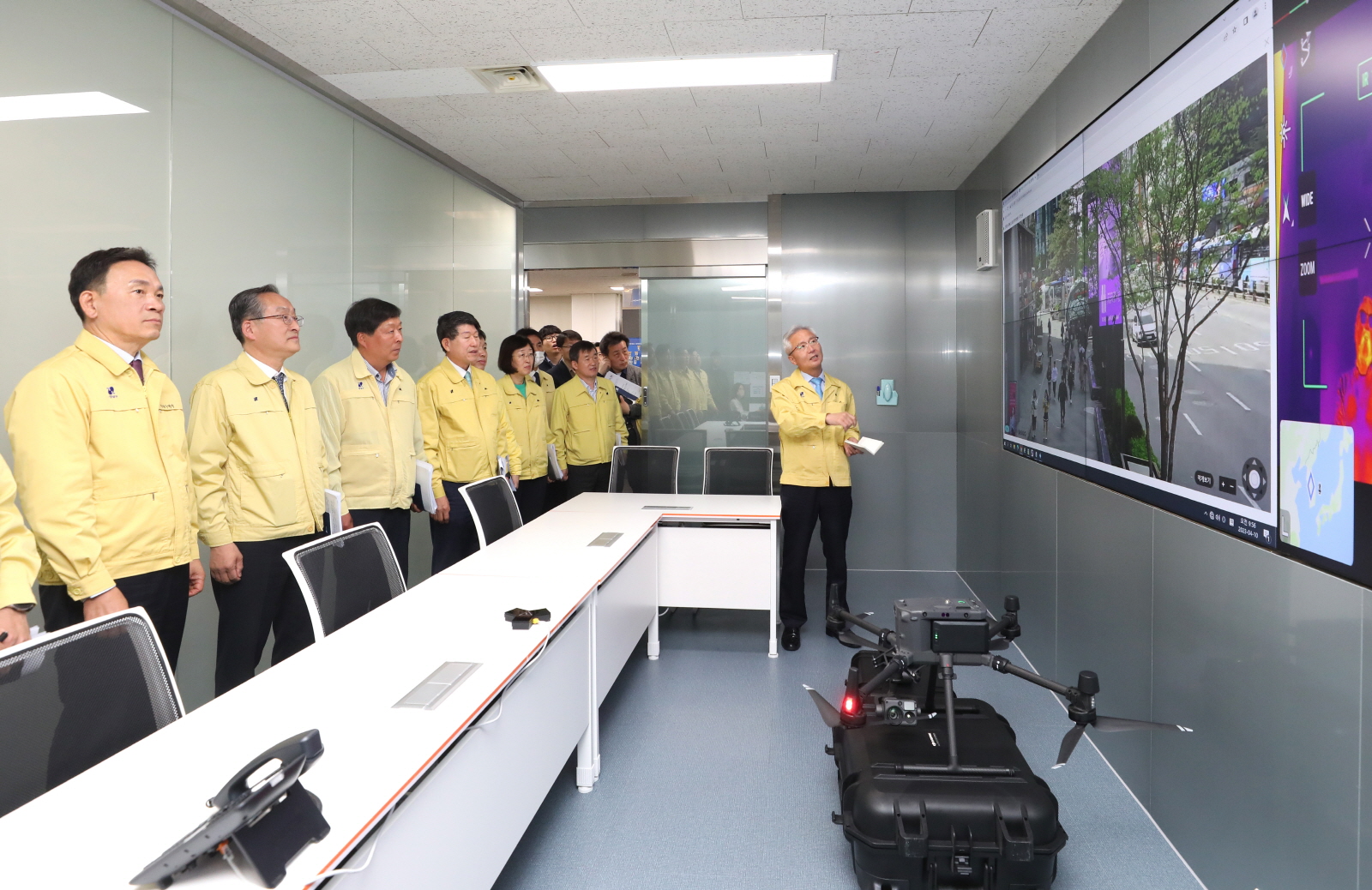 재난안전상황실 방문