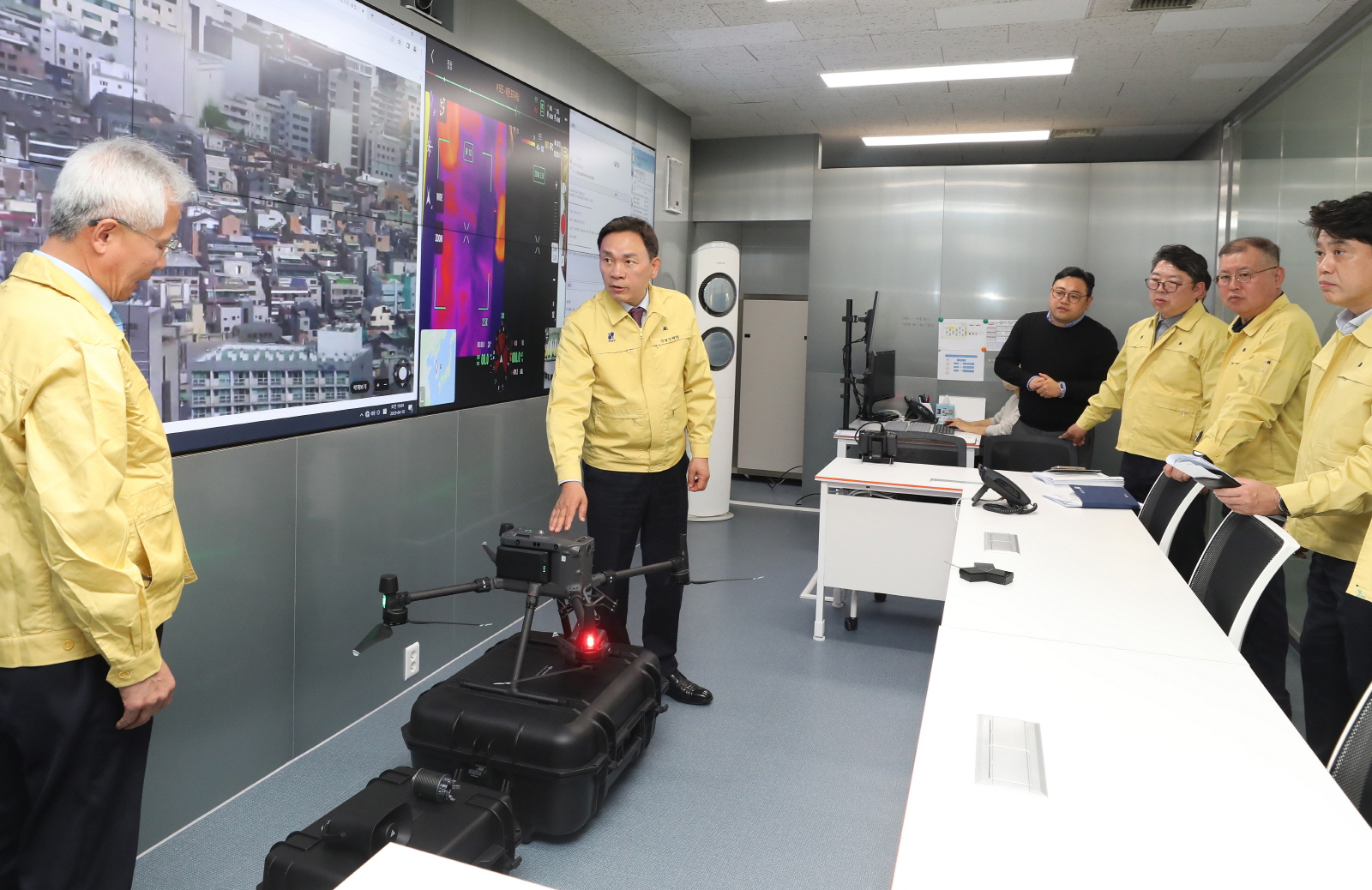 재난안전상황실 방문