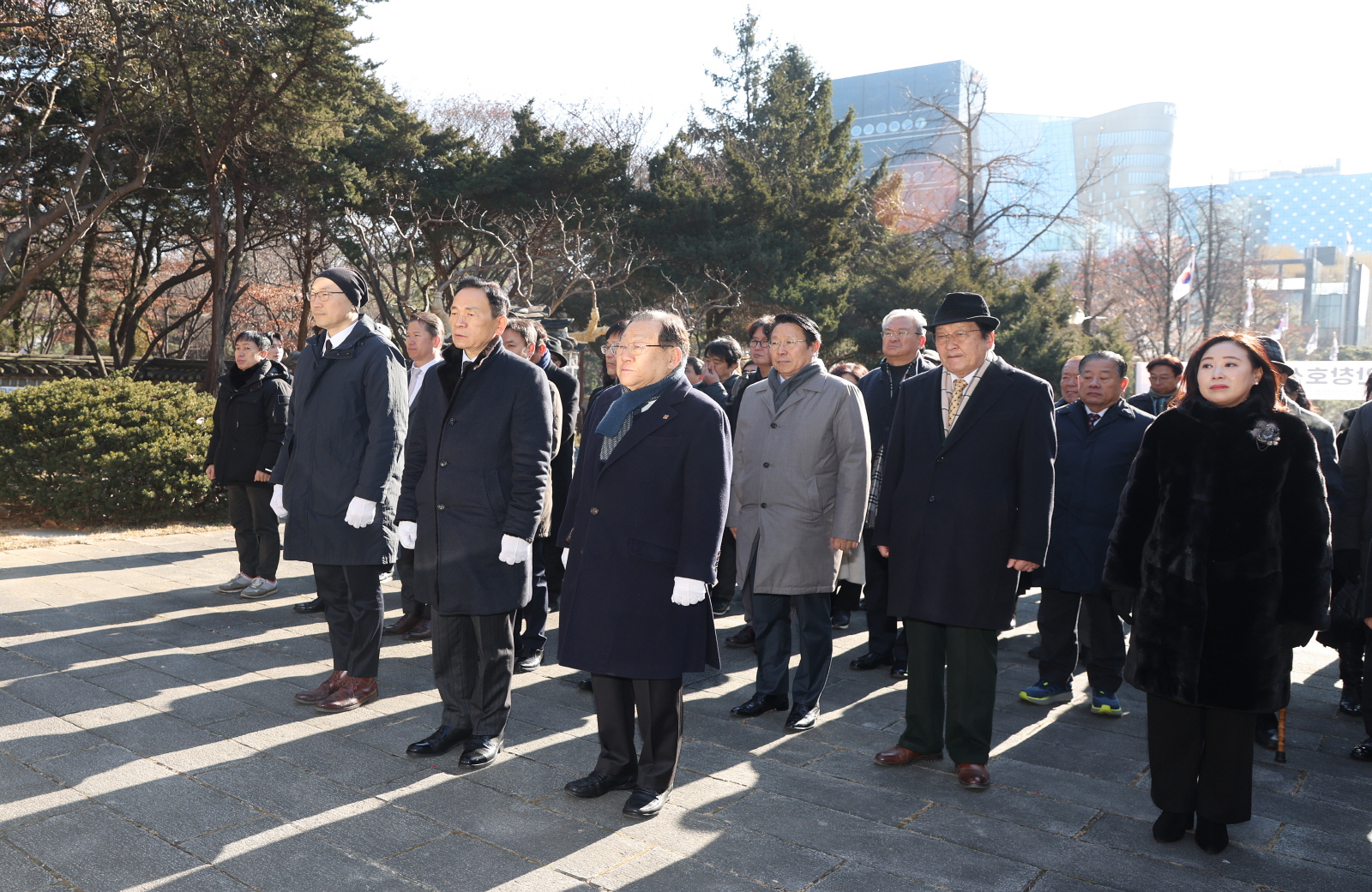 도산 안창호 선생 묘역 참배
