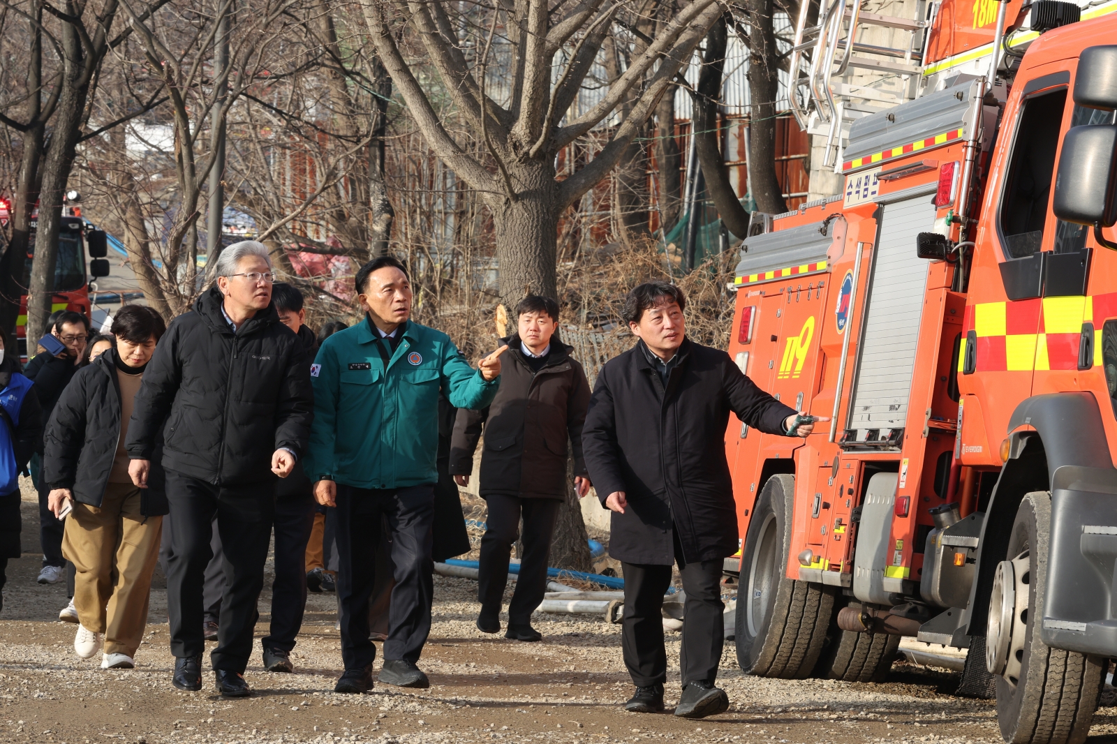 구룡마을 화재 현장 대응 지휘