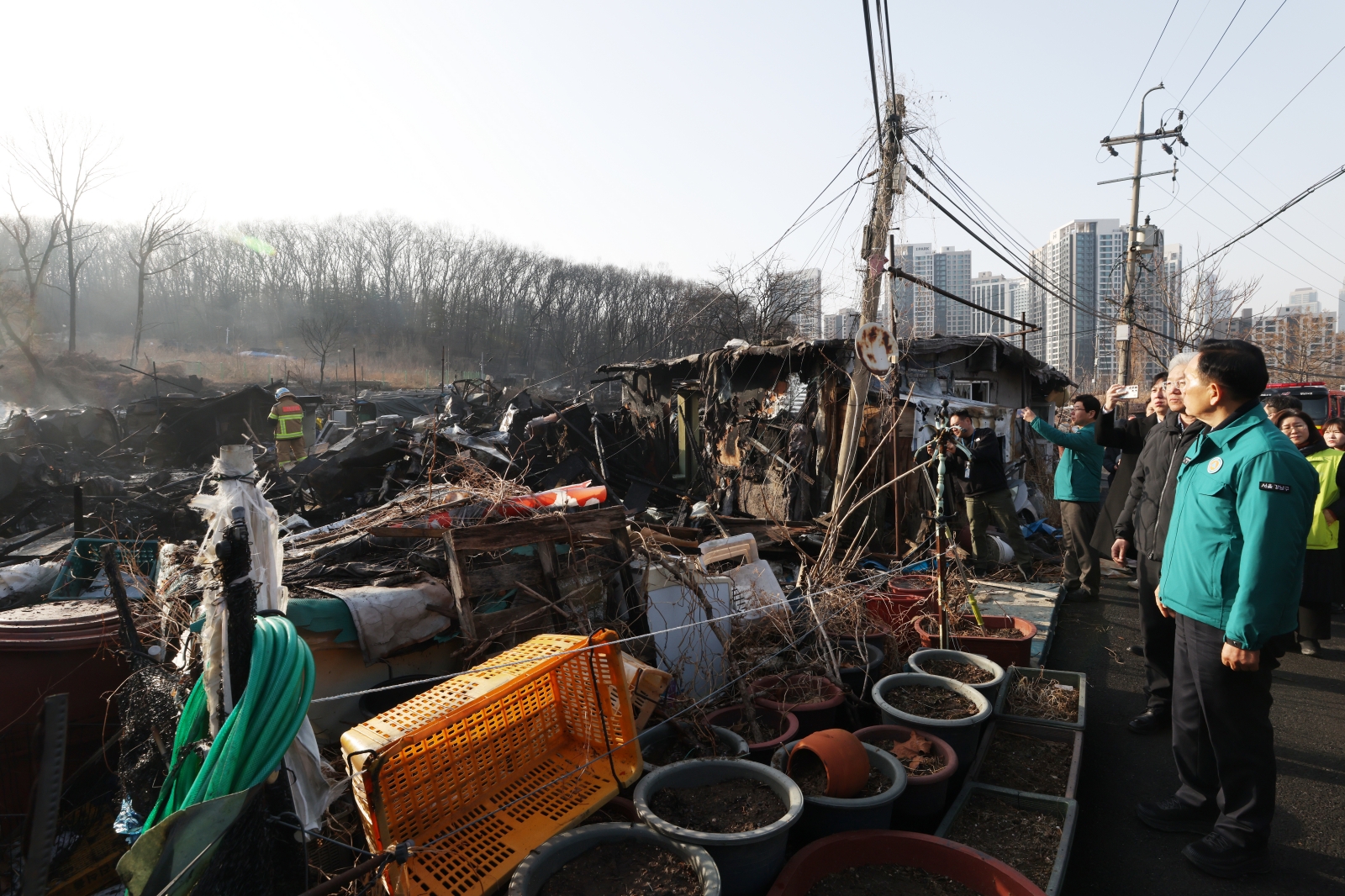 구룡마을 화재 현장 대응 지휘