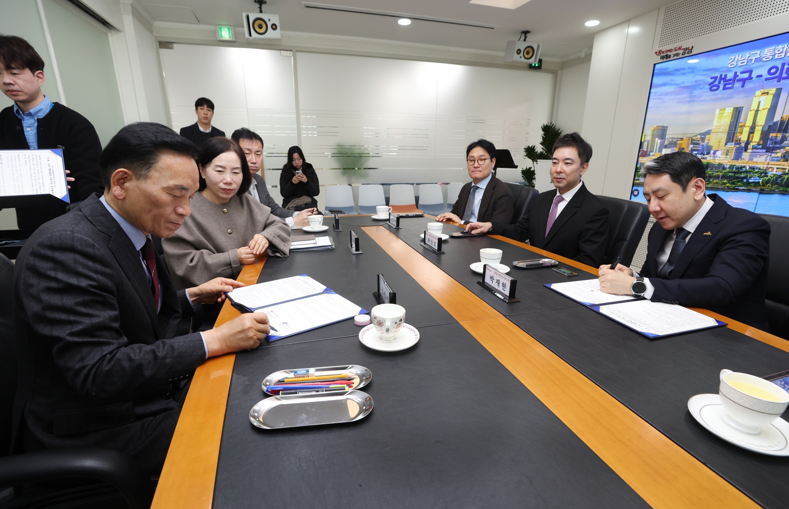 강남구-5대 의료단체 통합돌봄지원사업 업무협약