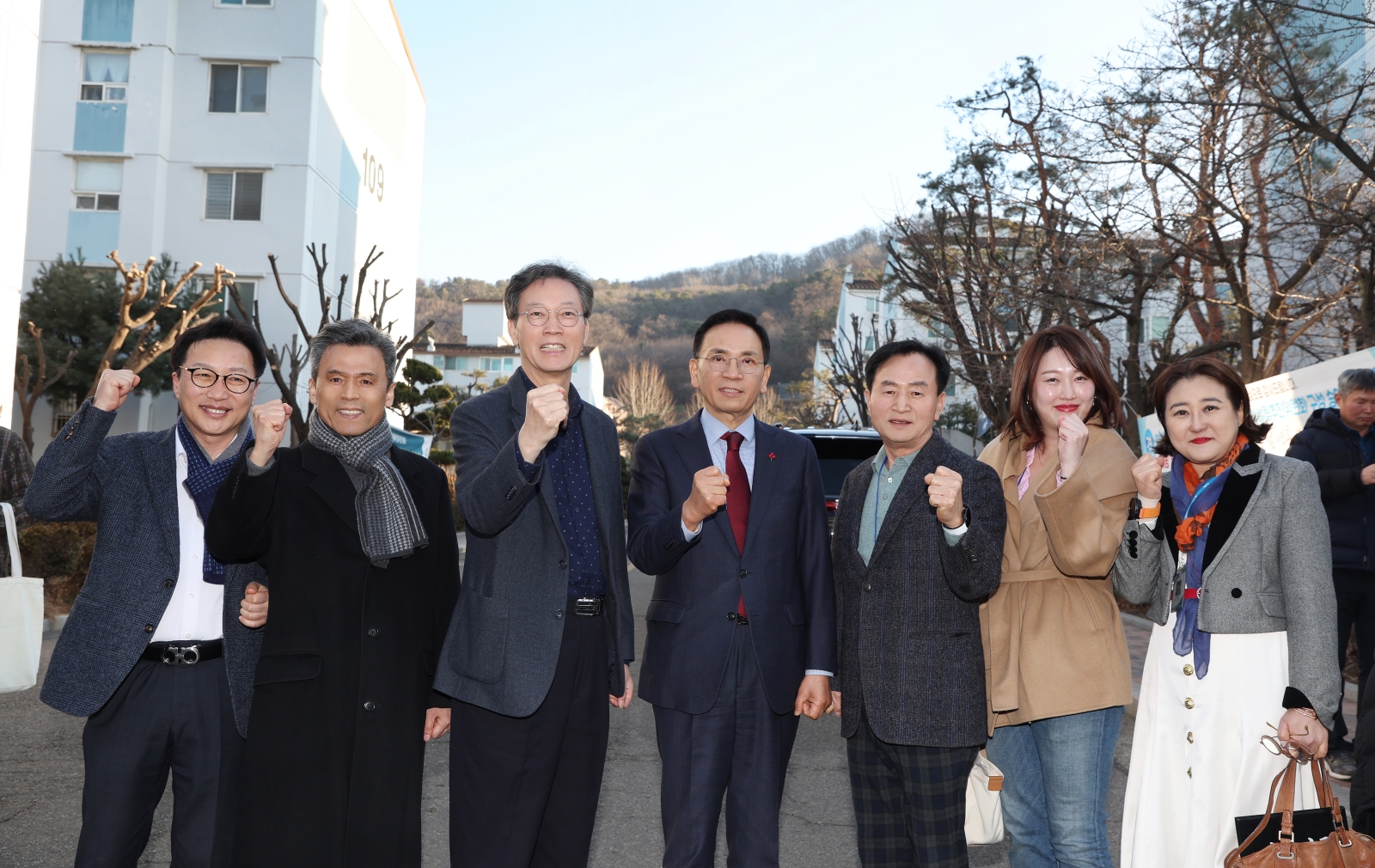 일원본동 재건축 아파트 단지 현장 방문 