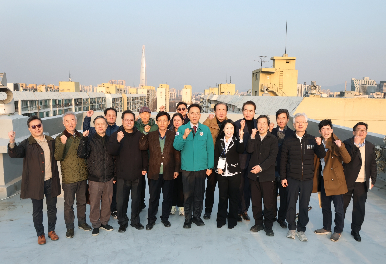 대치동 재건축 아파트 단지 현장 간담회