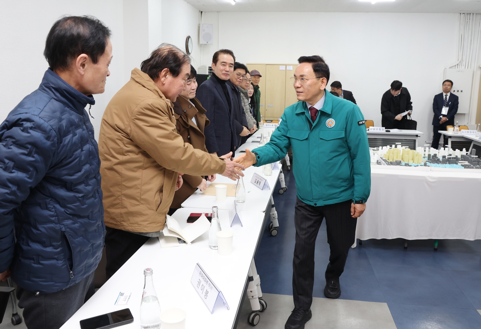 대치동 재건축 아파트 단지 현장 간담회