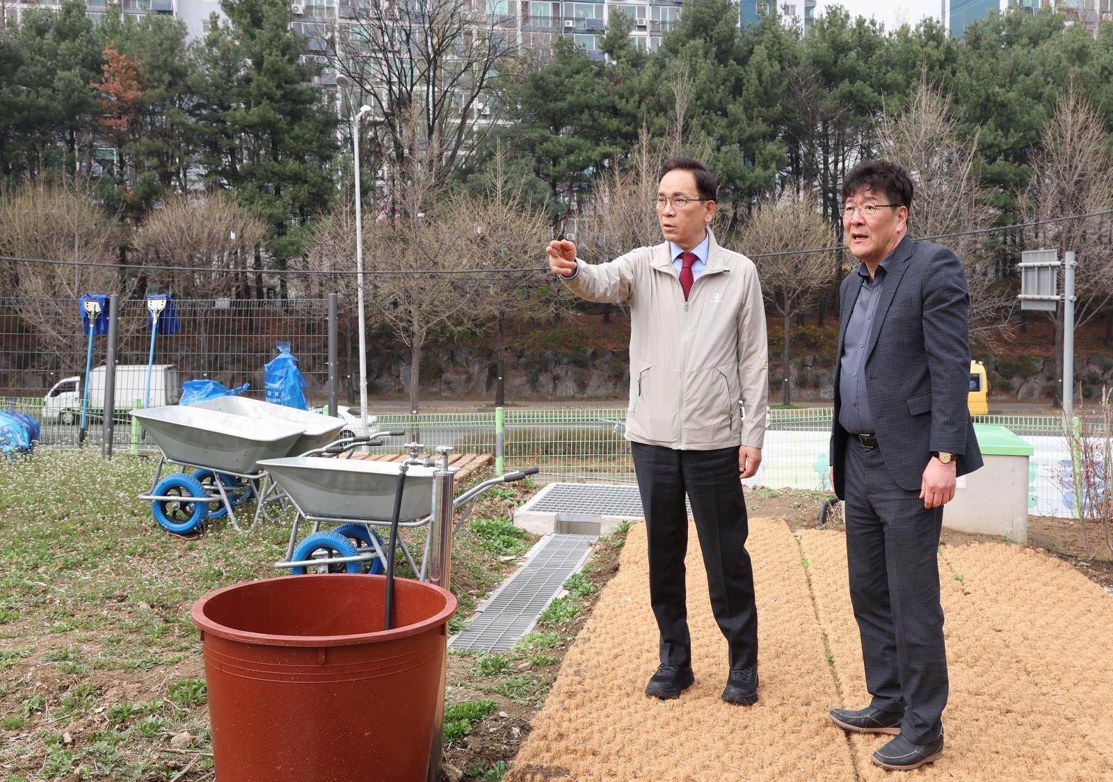 수서동 힐링텃밭 개장