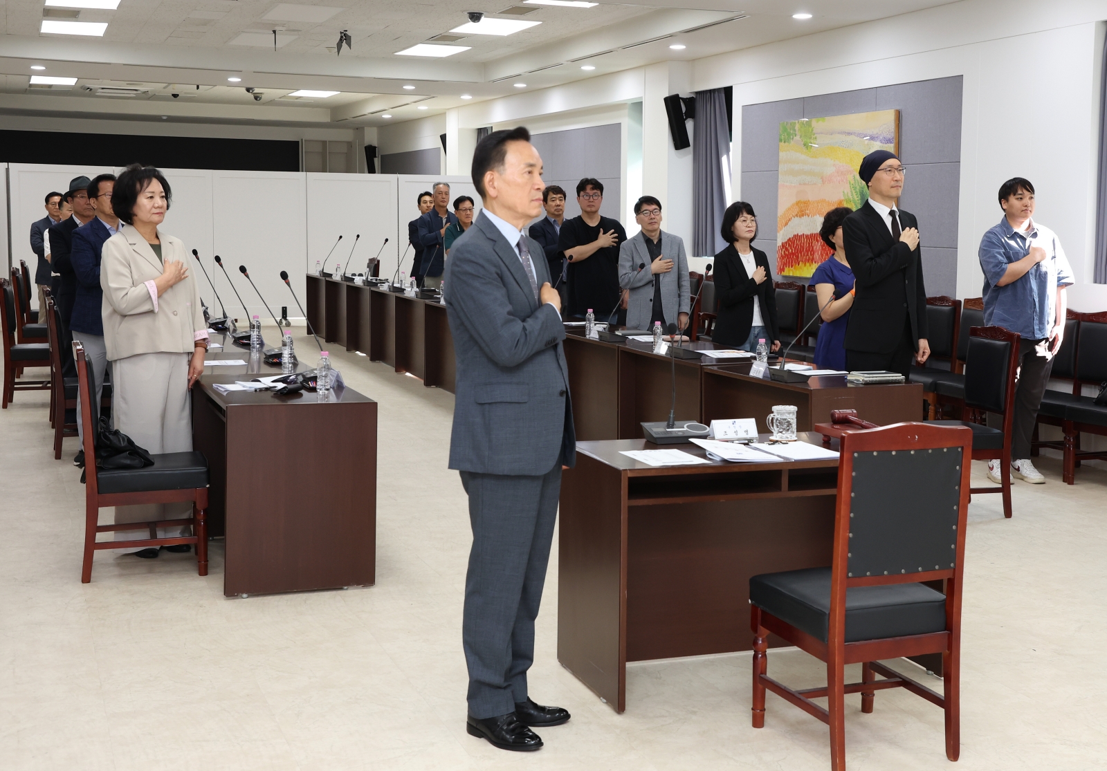 ‘주민자치위원장연합회 월례회의’