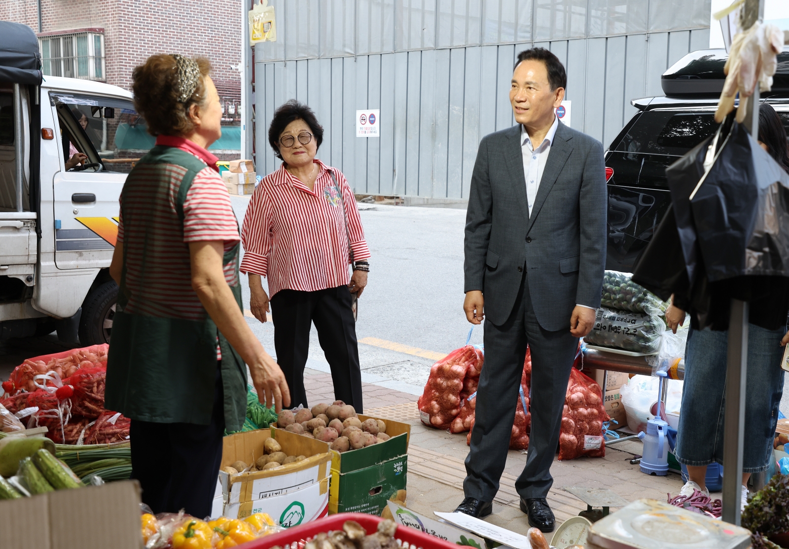 전통시장 방문 