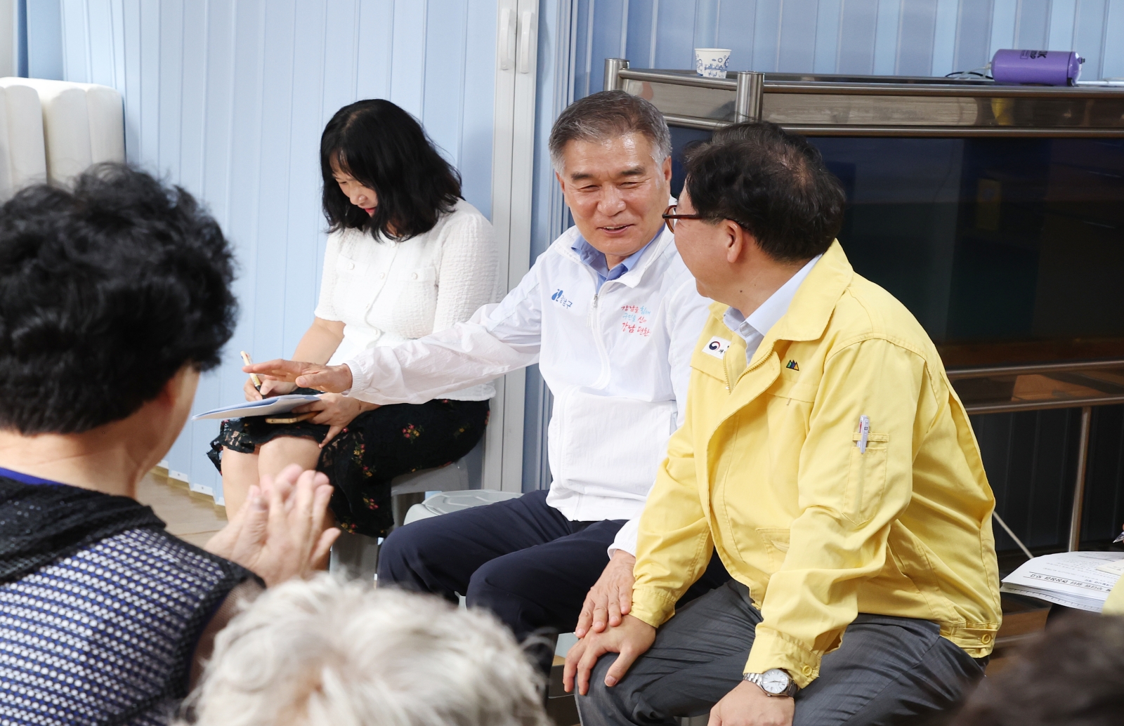 구룡마을 무더위 쉼터 방문