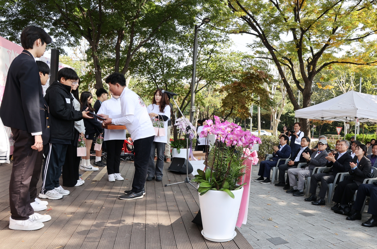 한국청소년육성회 수서지회 대왕분회, 장학금 수여식 개최