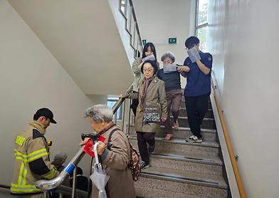 민관 합동 소방훈련 