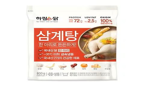 강남구자원봉사센터 하림e닭 삼계탕 파우치 90개