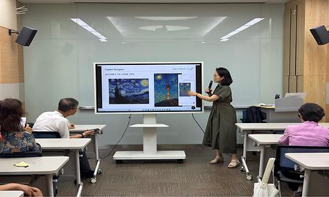 [동.만.세] 70플러스 특화프로그램 ‘AI동화책으로 만나는 세대’ AI동화책 제작 교육 진행